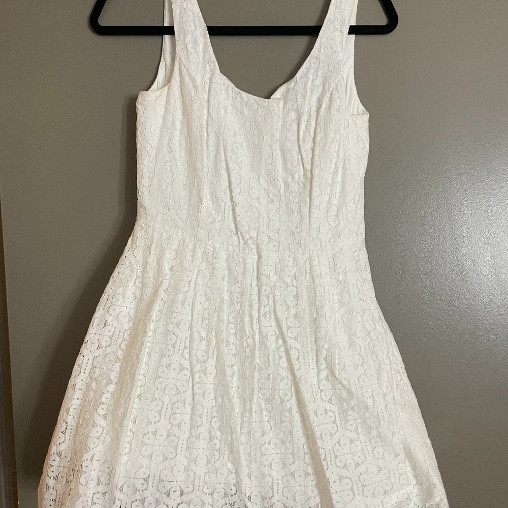 White Lace Lily Pulitzer Bubble Dress